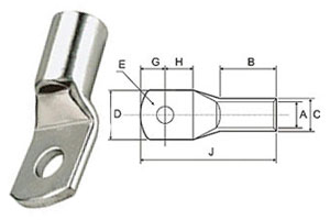 cable lugs standard barrel